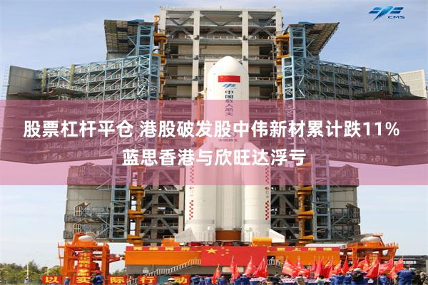 股票杠杆平仓 港股破发股中伟新材累计跌11% 蓝思香港与欣旺达浮亏