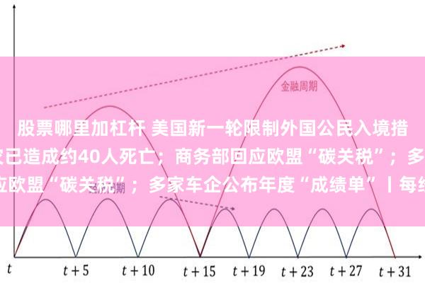 股票哪里加杠杆 美国新一轮限制外国公民入境措施生效；瑞士酒吧火灾已造成约40人死亡；商务部回应欧盟“碳关税”；多家车企公布年度“成绩单”丨每经早参